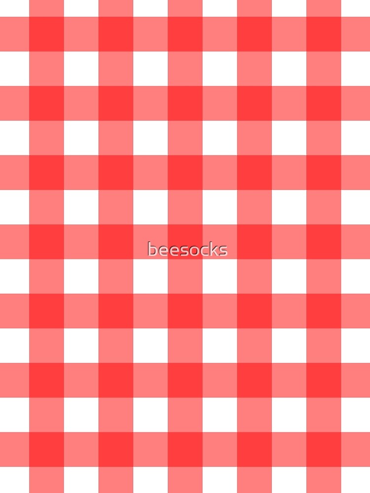 Classic red gingham by beesocks