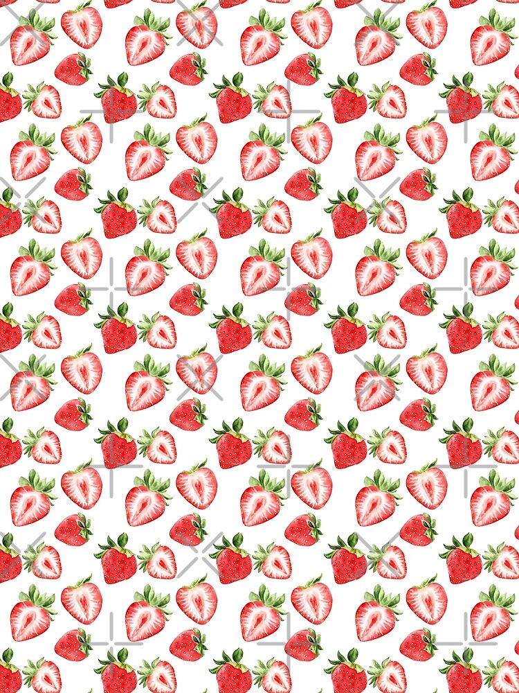 Strawberry Dreams - strawberry pattern by EliteShadow