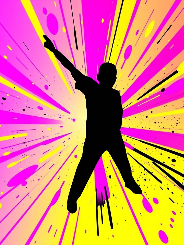 Rave Dancer Neon Explosion Comic Style by UNK-Fatigues