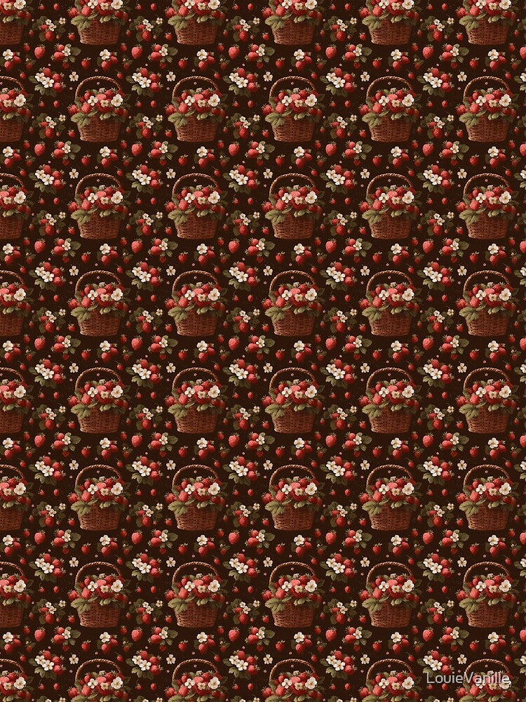 Strawberry Basket Pattern by LouieVanille