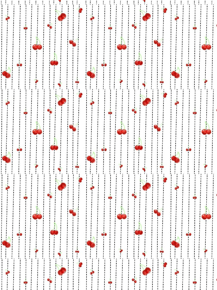 Cherry Night Pattern by ShaggyArtist