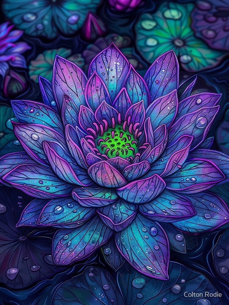 Neon Lotus by Colton Rodie