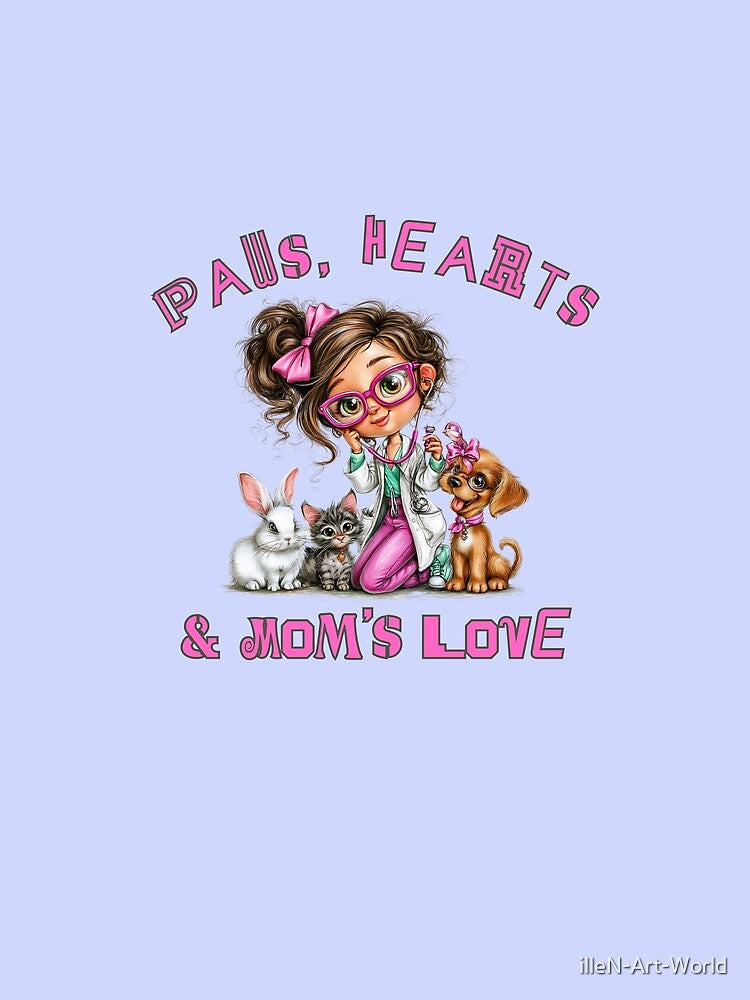 Veterinary Appreciation - Cute Animal Doctor & Mom Design by illeN-Art-World