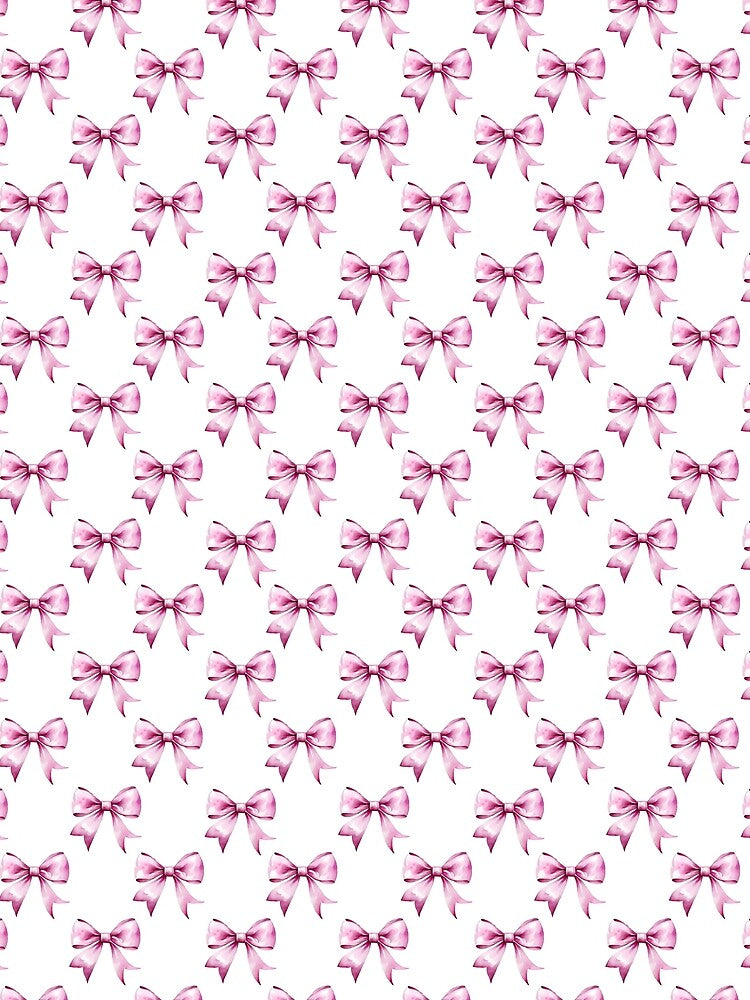 Pink Coquette Ribbon Bows by SvetlanaArt