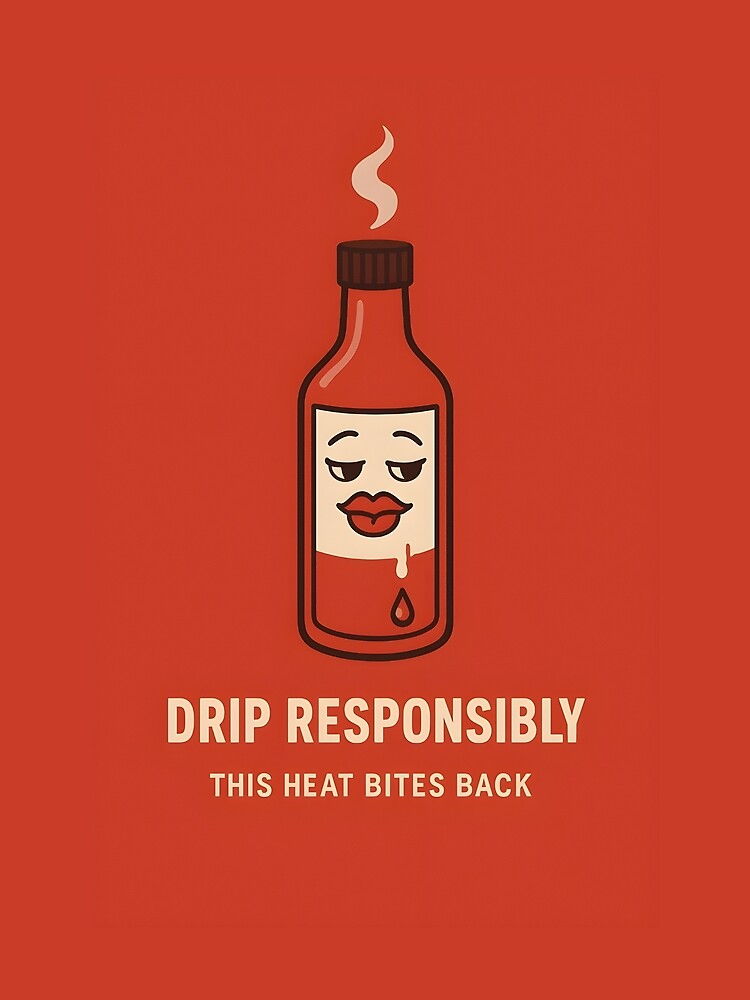 Drip Responsibly — Hot Sauce with Attitude by VoidBloom Studio