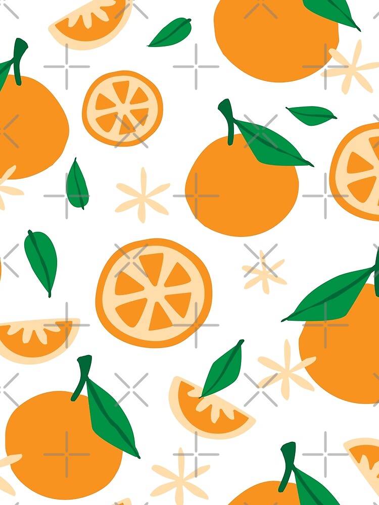 Orange Seamless Pattern by ItsBubbleTea