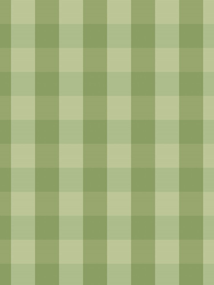 Classic Green Gingham Pattern by sharamvatani