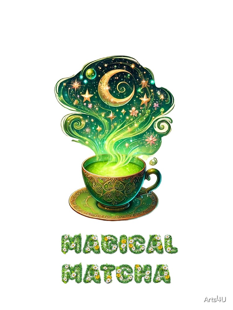 MYSTICAL FANTASY MATCHA DRINK STICKER by Arts4U