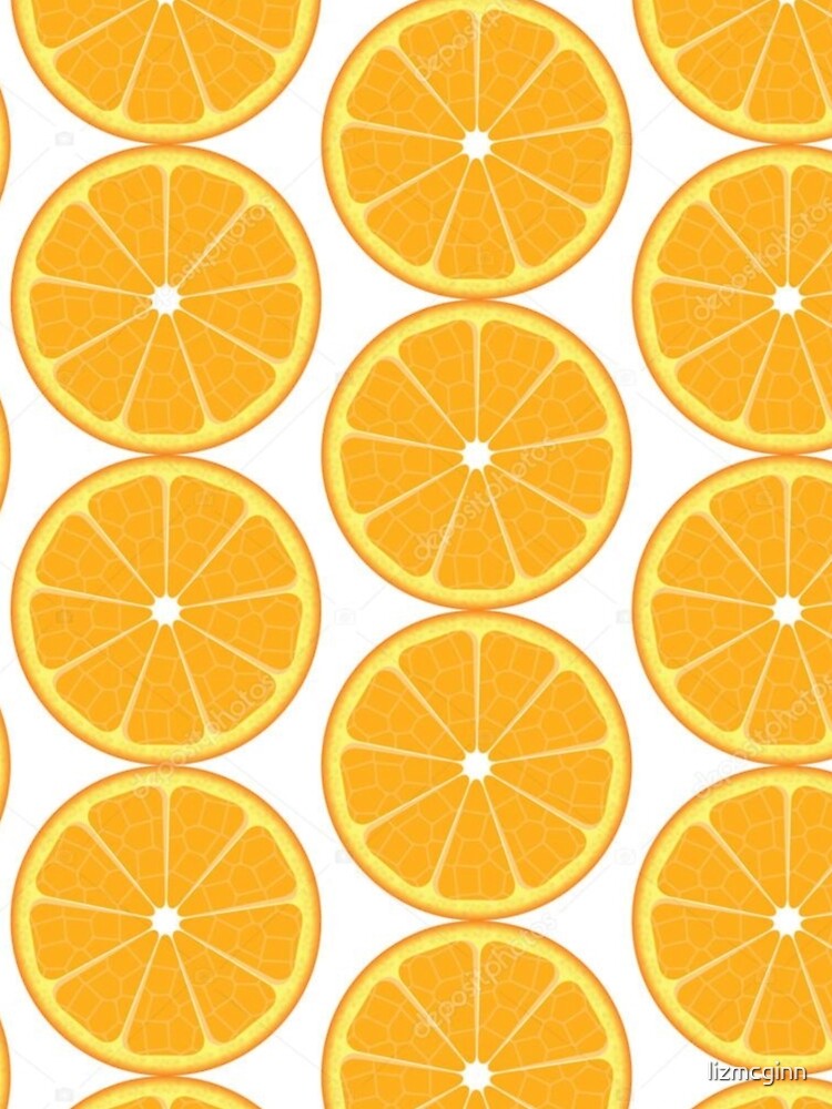 Orange Fruit Pattern by lizmcginn