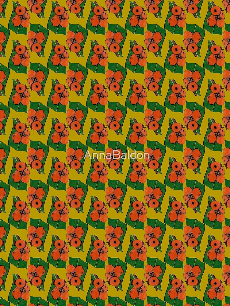 Loquats retro pattern by AnnaBaldon
