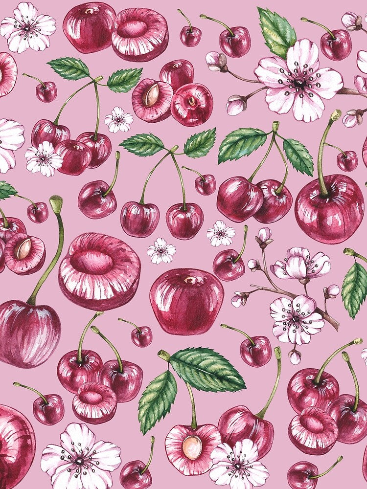 Vintage Cherry Pattern Retro Collection by Yourfavshop600