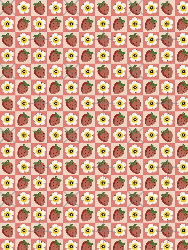 Strawberry Garden| Estampa Brasileira by janine-ilustra