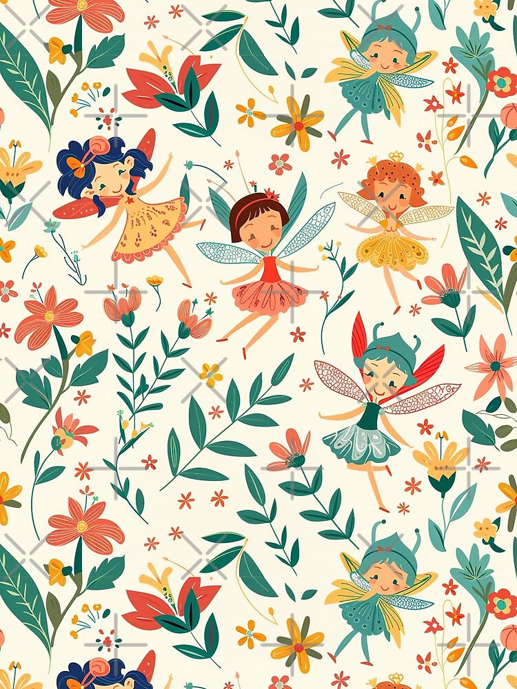 Whimsical Spring Floral Fairies by Driftwood Spirits