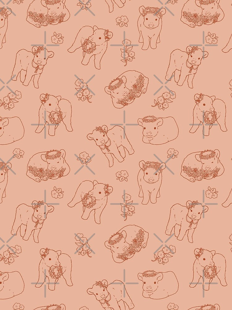 All-Over Fuzzy Highland Cattle Calves - simple - by You Store