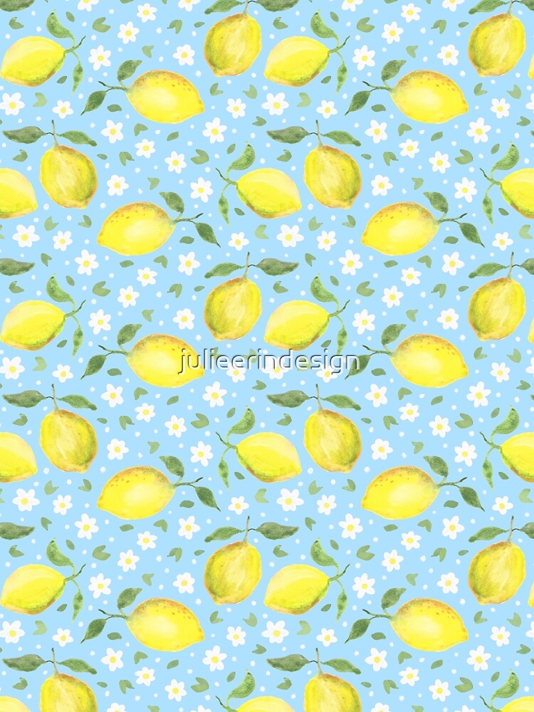 Lemon and Daisy Pattern by Julie Erin Designs