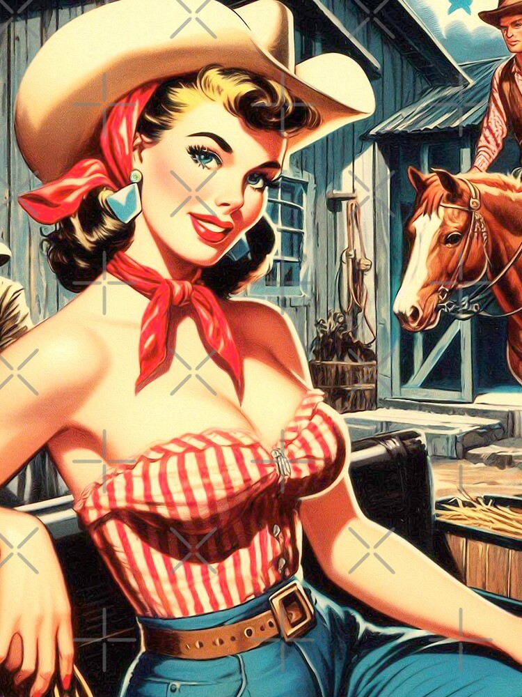 Retro Country Pin Up by PulpVintage