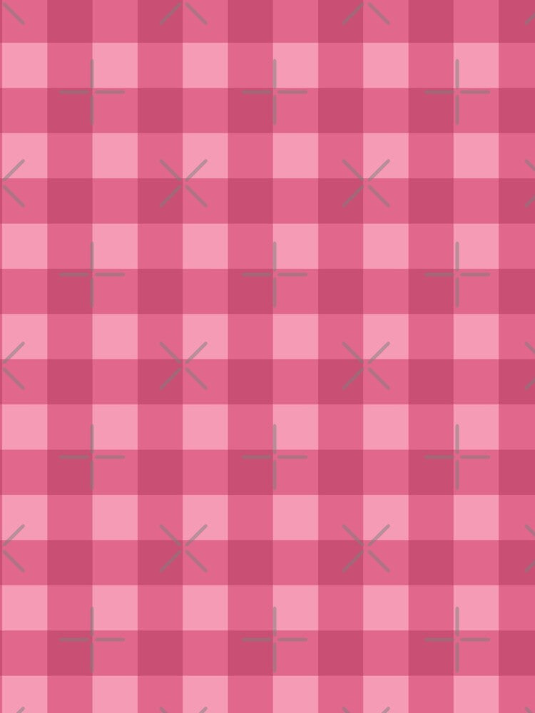 Gingham pattern in pink by Innovativa