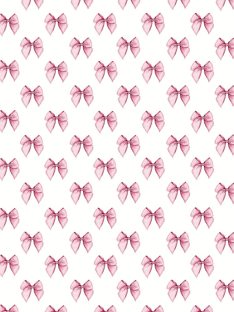 Water Color Pink Bows by accountingann