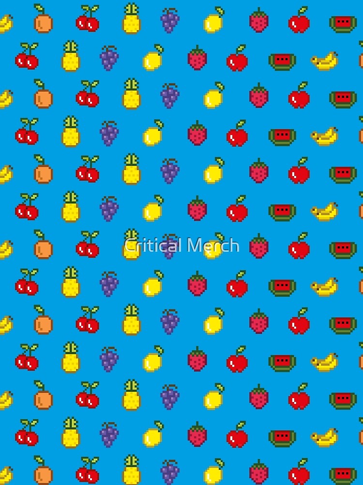 Retro Pixel Fruit || Arcade || 80s || Nostalgic Pattern by Critical Merch