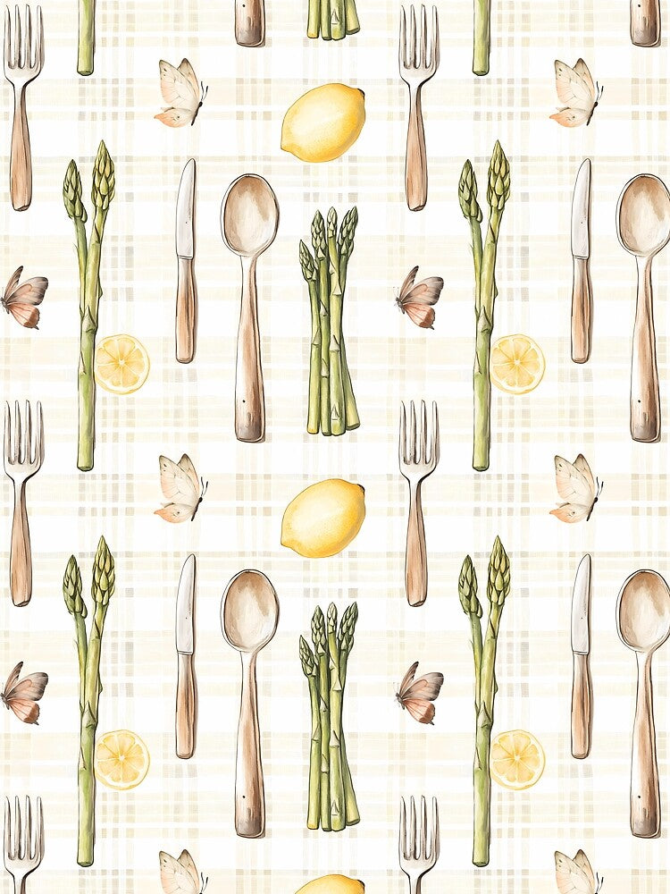 The Asparagus Picnic by QuietHeartArt
