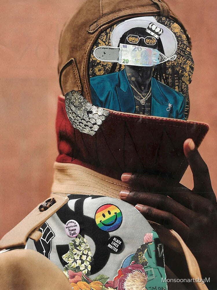 Portrait of a Beloved Black Man by MonsoonartsbyM