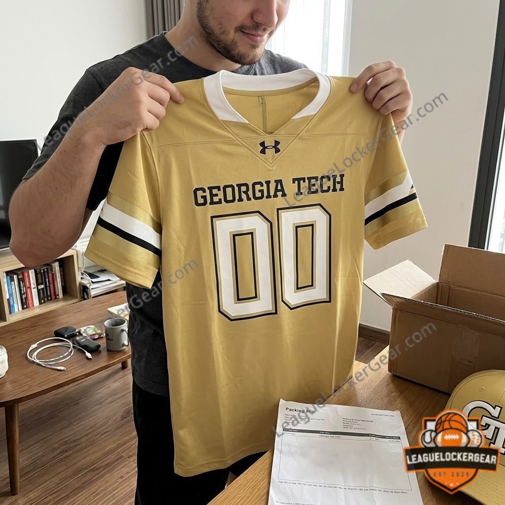 Georgia Tech Personalized Football Jersey