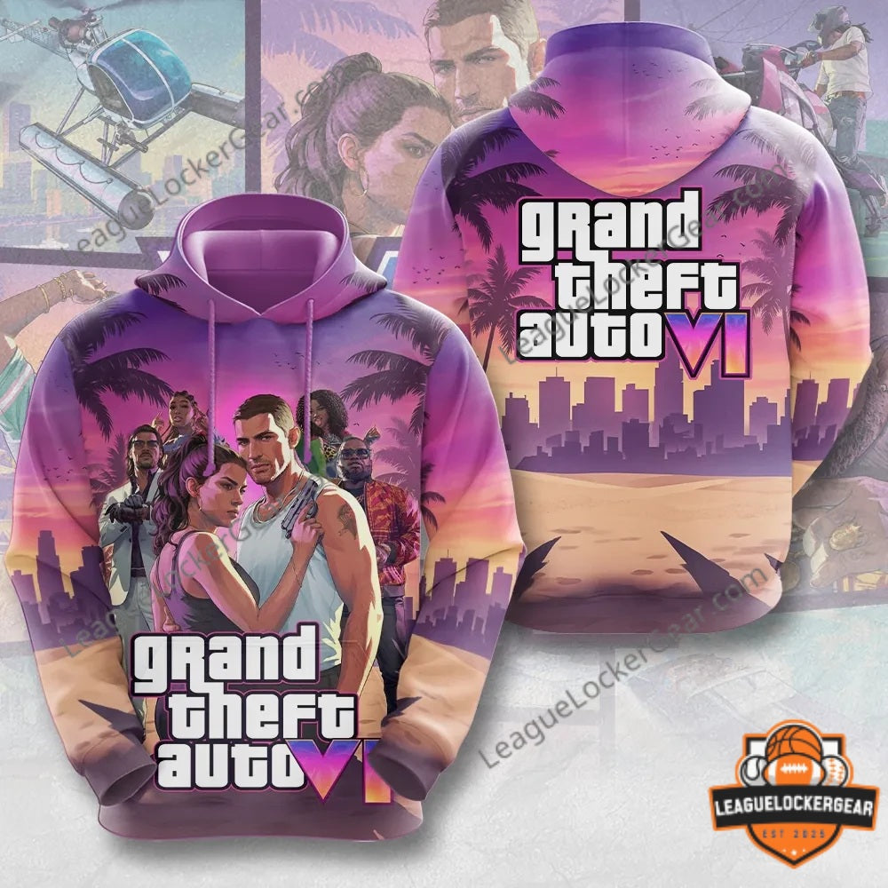 Grand Theft Auto VI Vice City Sunset T-Shirt