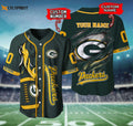 Green Bay Packers Personalized Baseball Jersey Gift For Men Women - lylyprint.com