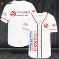 Haas F1 Team Uralkali Baseball Jersey - lylyprint.com