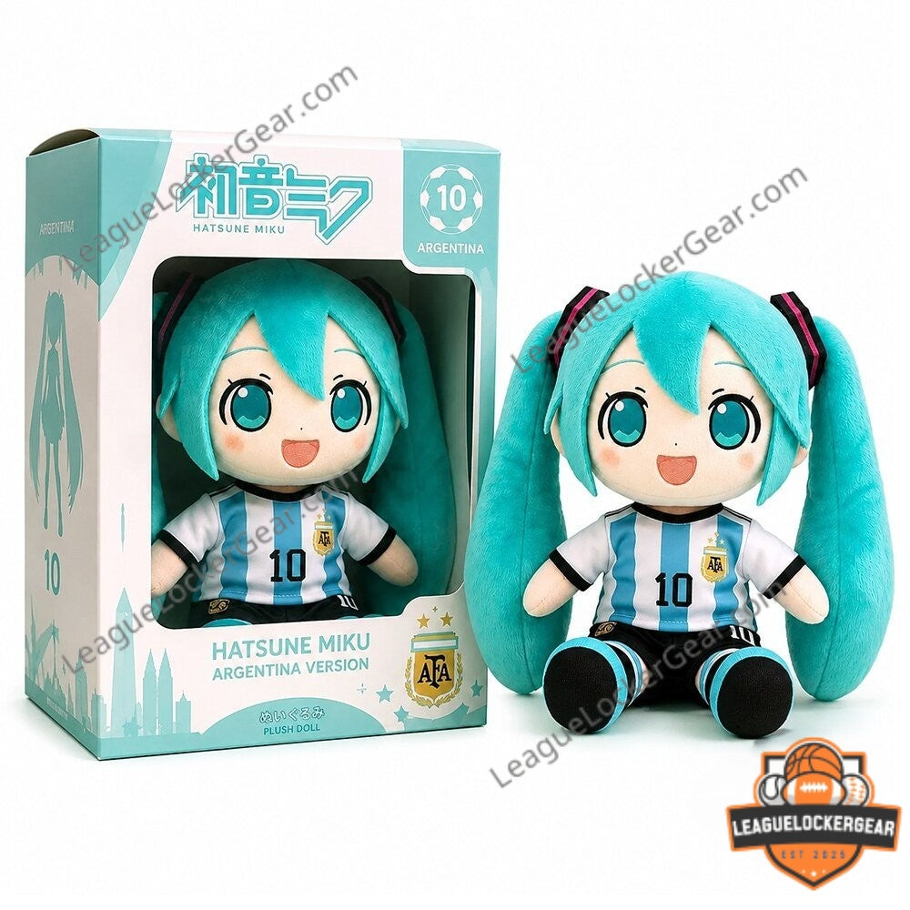 Hatsune Miku x Argentina World Cup 2026 Plush Doll