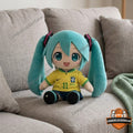 Hatsune Miku Brazil Football Team World Cup 2026 Plush Doll