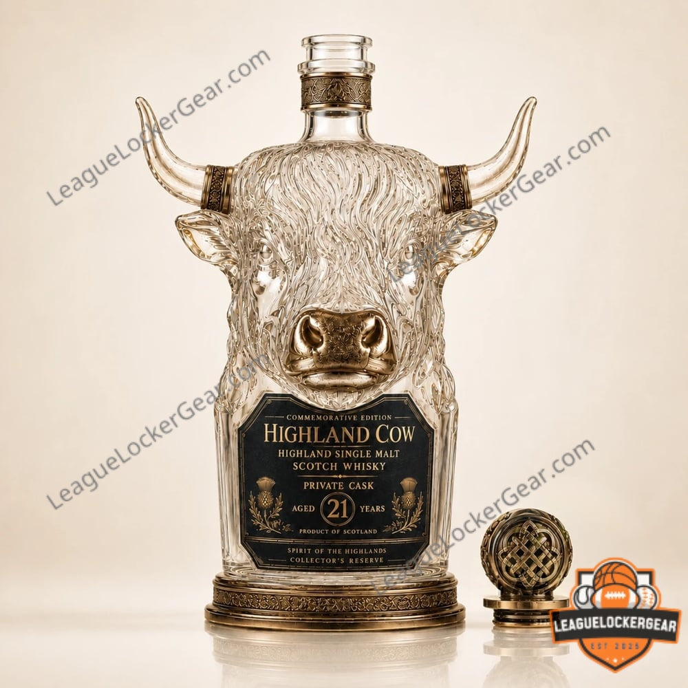 Highland Cow Private Cask 21 Years Scotch Whisky Bottle