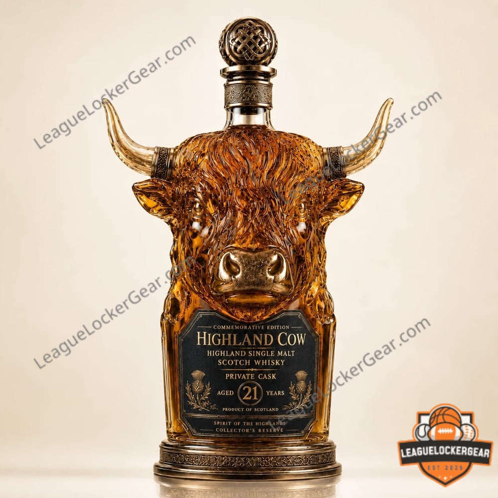 Highland Cow Private Cask 21 Years Scotch Whisky Bottle