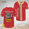 Horror Freddy Jason Drinking Buddies Budweiser Baseball Jersey - lylyprint.com