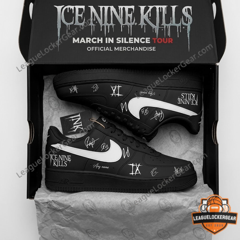 Ice Nine Kills March In Silence Tour Signed Sneakers