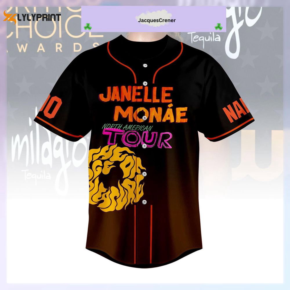 Janelle Monae Jersey, The Age Of Pleasure Baseball Jersey - lylyprint.com
