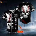 JD Old No 7 Skull All Over Print Unisex Baseball Jersey - lylyprint.com