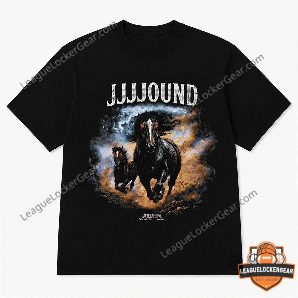 JJJJOUND Running Horses 3D T-Shirt