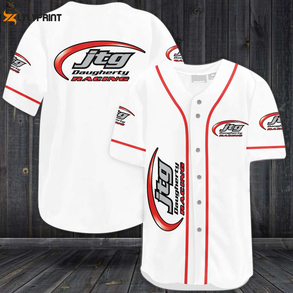 JTG Daugherty Racing Car Team Baseball Jersey - Perfect Gift for Men & Women - lylyprint.com