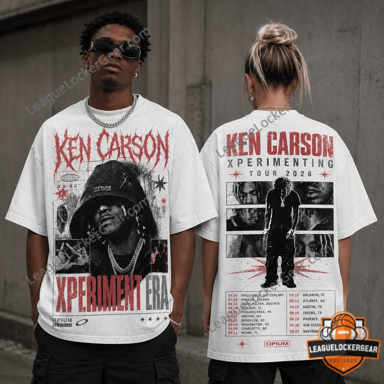 Ken Carson Xperimenting Tour 2026 T-Shirt