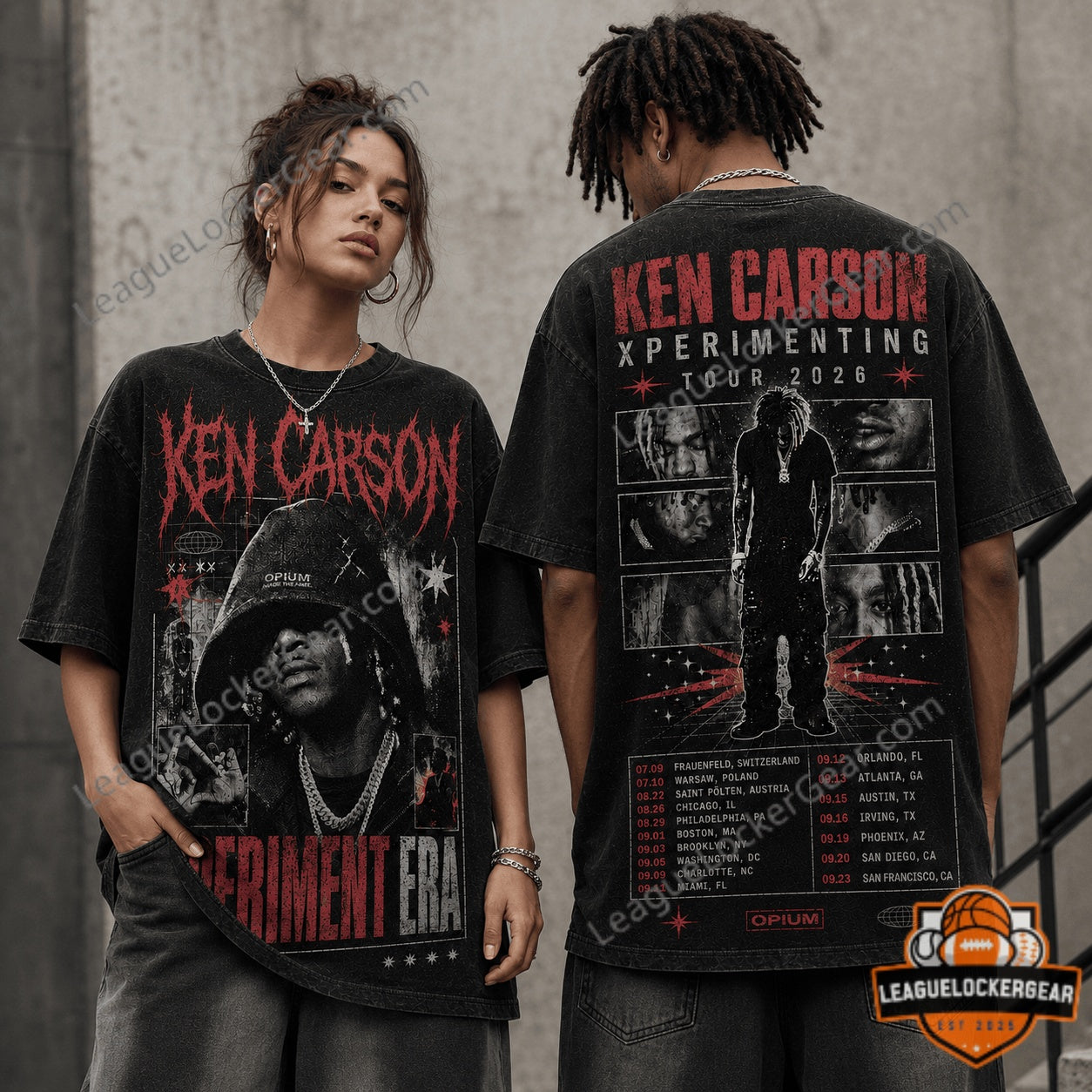 Ken Carson Xperimenting Tour 2026 T-Shirt