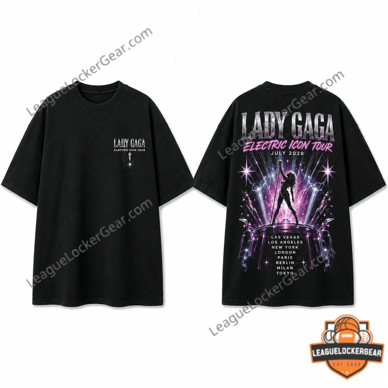 Lady Gaga Electric Icon Tour July 2026 T-Shirt