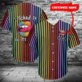 LGBT Pride Personalized Baseball Jersey: Baseball Tee 313 - Aopprinter