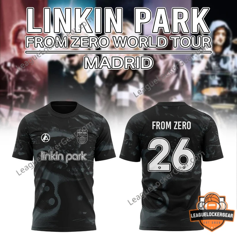 Linkin Park From Zero World Tour Madrid 26 T-Shirt