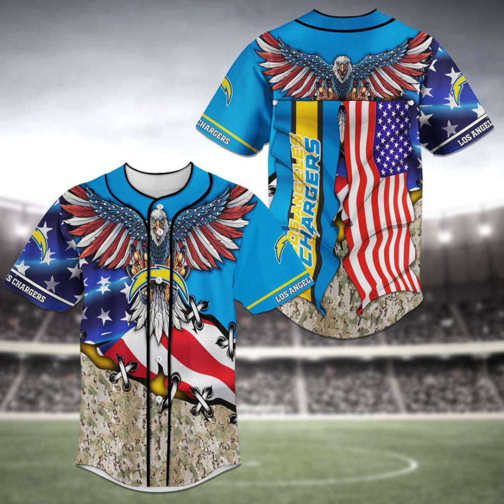 Los Angeles Chargers Baseball Jersey: Authentic Team Gear for Die-Hard Fans - lylyprint.com
