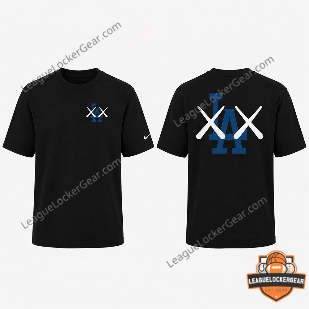Los Angeles Dodgers KAWS Collaboration T-Shirt