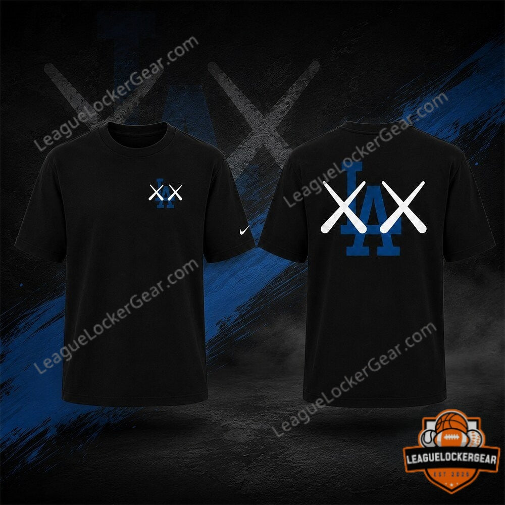 Los Angeles Dodgers KAWS Collaboration T-Shirt