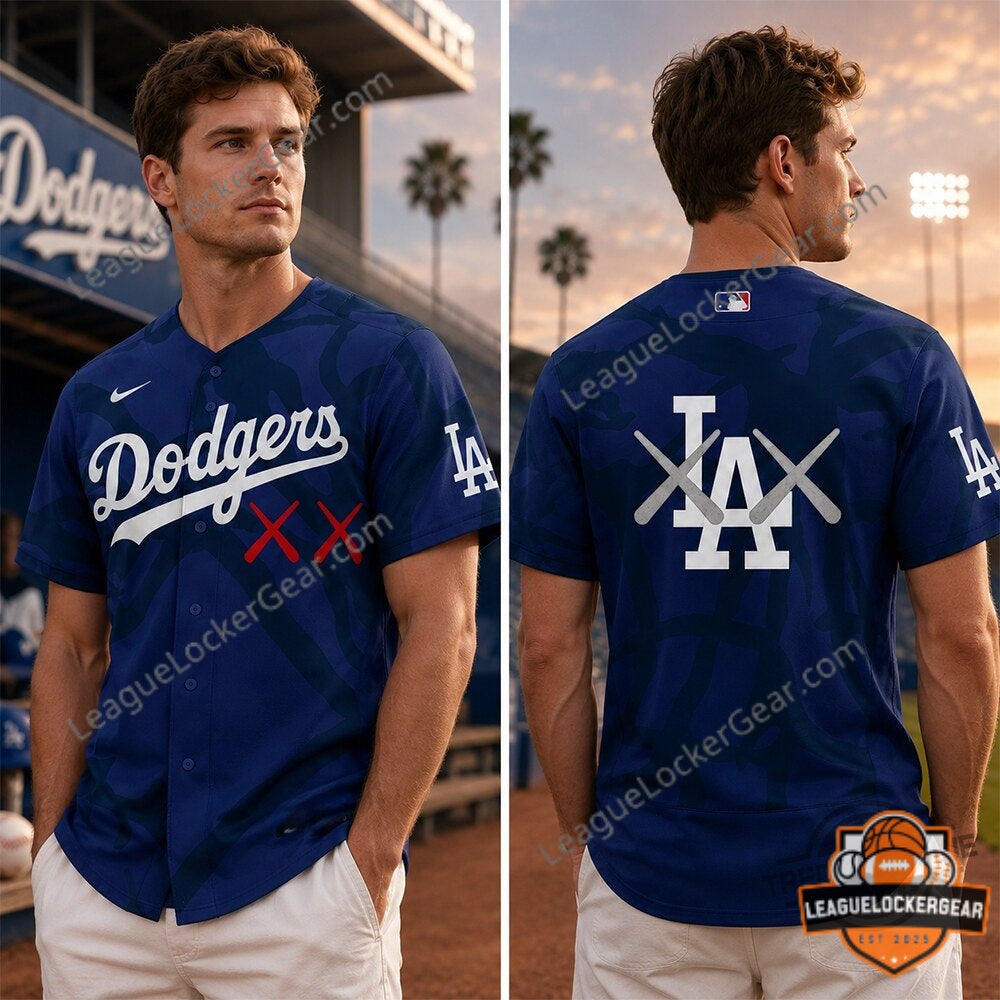 Los Angeles Dodgers KAWS Edition Baseball Jersey