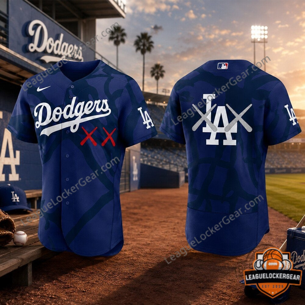 Los Angeles Dodgers KAWS Edition Baseball Jersey