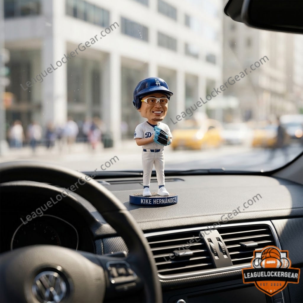 Los Angeles Dodgers Kiké Hernández World Series Champions Bobblehead Figure